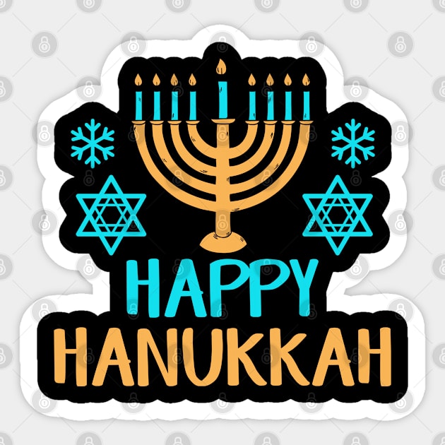 Happy Hanukkah Sticker by adik